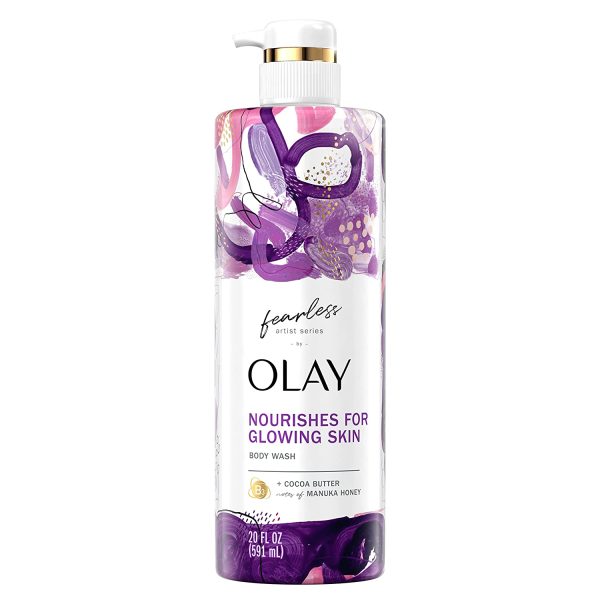 Olay Fearless Artist Series Nourishing Moisture Body Wash with Cocoa Butter Notes of Manuka Honey - 20 oz
